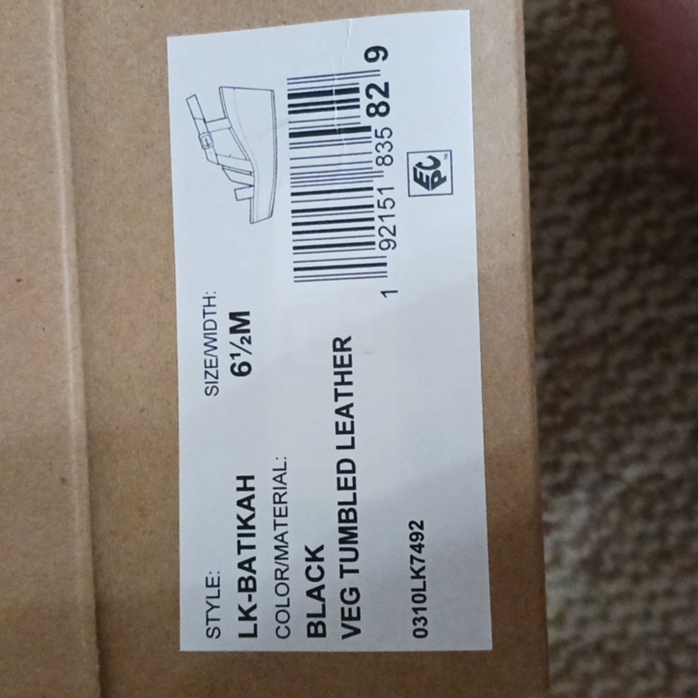 Lucky Brand 'Batikah' Wedged Sandles - Size 6.5